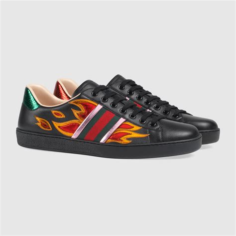 gucci flame sneakers|gucci sneakers for men.